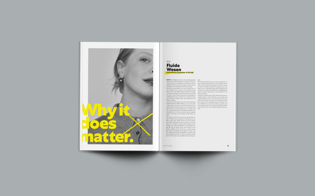 A4 Magazin Editorial Mockup
